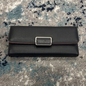 Forever Young Elegant Black Wallet